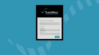 
                            5. Login To TrackWise