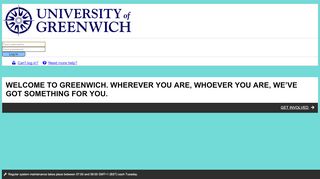 
                            1. Login to University of Greenwich services