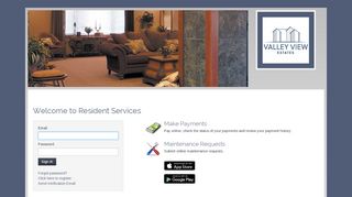 
                            6. Login to Valley View Estates Resident Services | Valley ... - RENTCafe