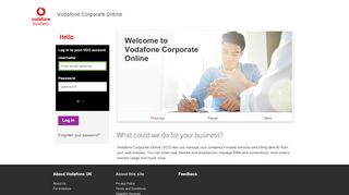 
                            8. Login to VCO - Vodafone Corporate Online