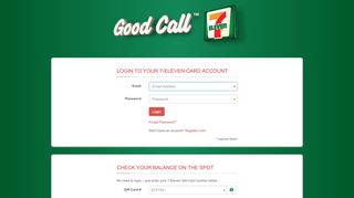 
                            9. Login to your 7-Eleven Card account - My 7-Eleven Gift Card