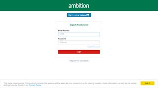 
                            6. Login to your Account - Ambition UK