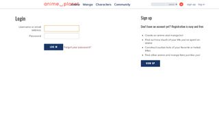 
                            1. Login to Your Account | Anime-Planet