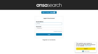 
                            7. Login to your Account - ANSA Search