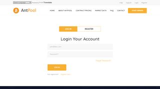 
                            4. Login to your Account | AntPool Mining - The most advanced ...