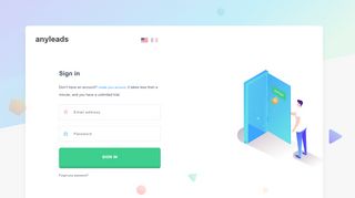
                            1. Login to your account - Anyleads