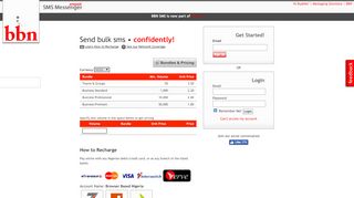 
                            2. Login to your account | Bulk SMS Nigeria | BBN SMS