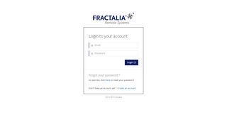 
                            3. Login to your account - Fractalia M2M