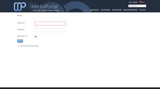 
                            1. Login to your account - MEDIAPORTAL