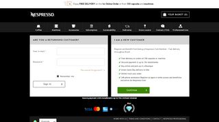 
                            3. Login to Your Account - Nespresso