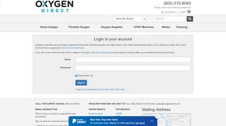 
                            4. Login to your account | oxygendirect.com