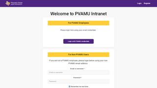 
                            3. Login to your account | PVAMU Intranet
