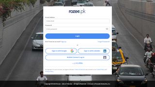 
                            3. Login to your account - ROZEE.PK