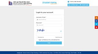 
                            5. Login to your account - sdmis.nios.ac.in