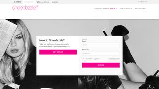 
                            4. Login To Your Account | ShoeDazzle