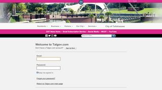 
                            2. Login to Your Account | Talgov.com