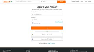 
                            10. Login to your Account - VConnect