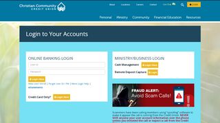 
                            10. Login to Your Accounts - Christian Community Credit Union