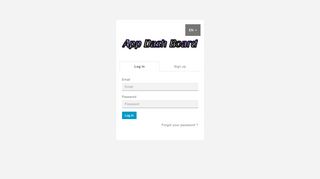 
                            3. Login to your admin interface - app-dashboard.com