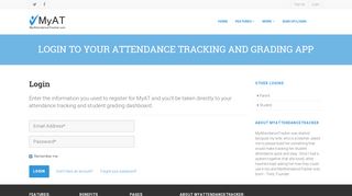 
                            1. Login To Your Attendance Tracking and Grading App