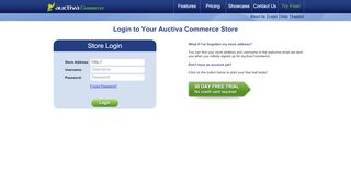 
                            3. Login to Your Auctiva Commerce Store