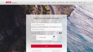 
                            7. Login to your Avis Account | Avis Australia