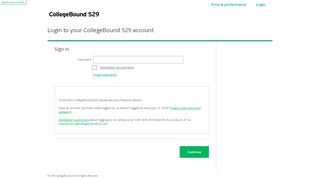 
                            2. Login to your CollegeBound 529 account