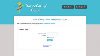 
                            2. Login to Your DCG Passport Account Now - DanceComp Genie ...