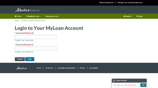 
                            4. Login to Your MyLoan Account - Alberta Student Aid ...