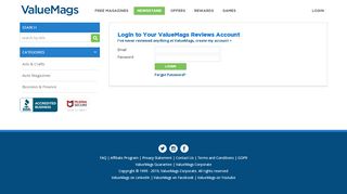 
                            5. Login to Your ValueMags Reviews Account