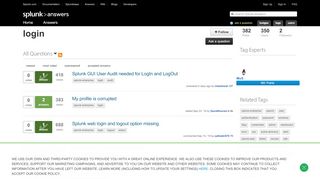 
                            3. login - Topic | Splunk Answers