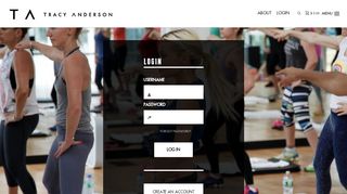 
                            10. Login - Tracy Anderson