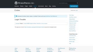 
                            4. Login Trouble ? WordPress Codex