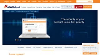 
                            10. Login Troubles - Forgot Your User ID and Password - ICICI Bank