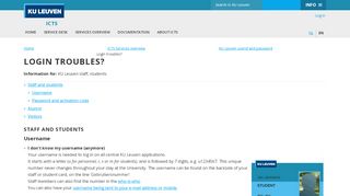 
                            4. Login troubles? – ICTS - admin.kuleuven.be