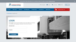 
                            2. Login - TU Kaiserslautern