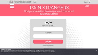 
                            4. Login - Twin Strangers