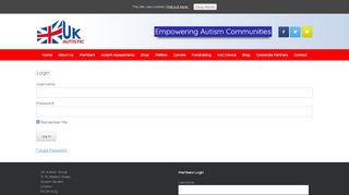 
                            3. Login – UK Autistic