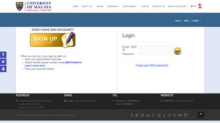 
                            3. Login - ummc.edu.my