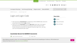 
                            5. Login und Login-Code | BARMER