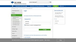 
                            2. Login - Unfallkasse NRW