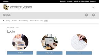 
                            6. Login | University of Colorado