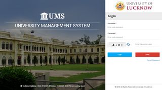 
                            4. Login | University of Lucknow