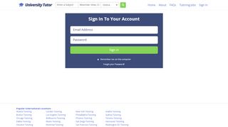 
                            7. Login - UniversityTutor.com