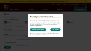 
                            2. Login: UPS - UPS.com