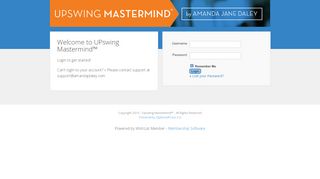 
                            8. Login — Upswing Mastermind