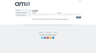 
                            1. Login / User - ams AG