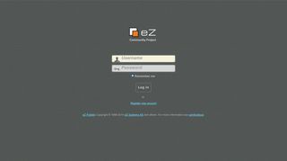 
                            2. Login / User - eZ Publish - Zaz