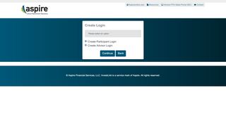 
                            2. Login User Option - Aspire InvestLink - ASPire Financial ...