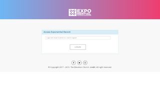 
                            6. Login: User Panel - Exponential 2020 Conference For Pastors ...